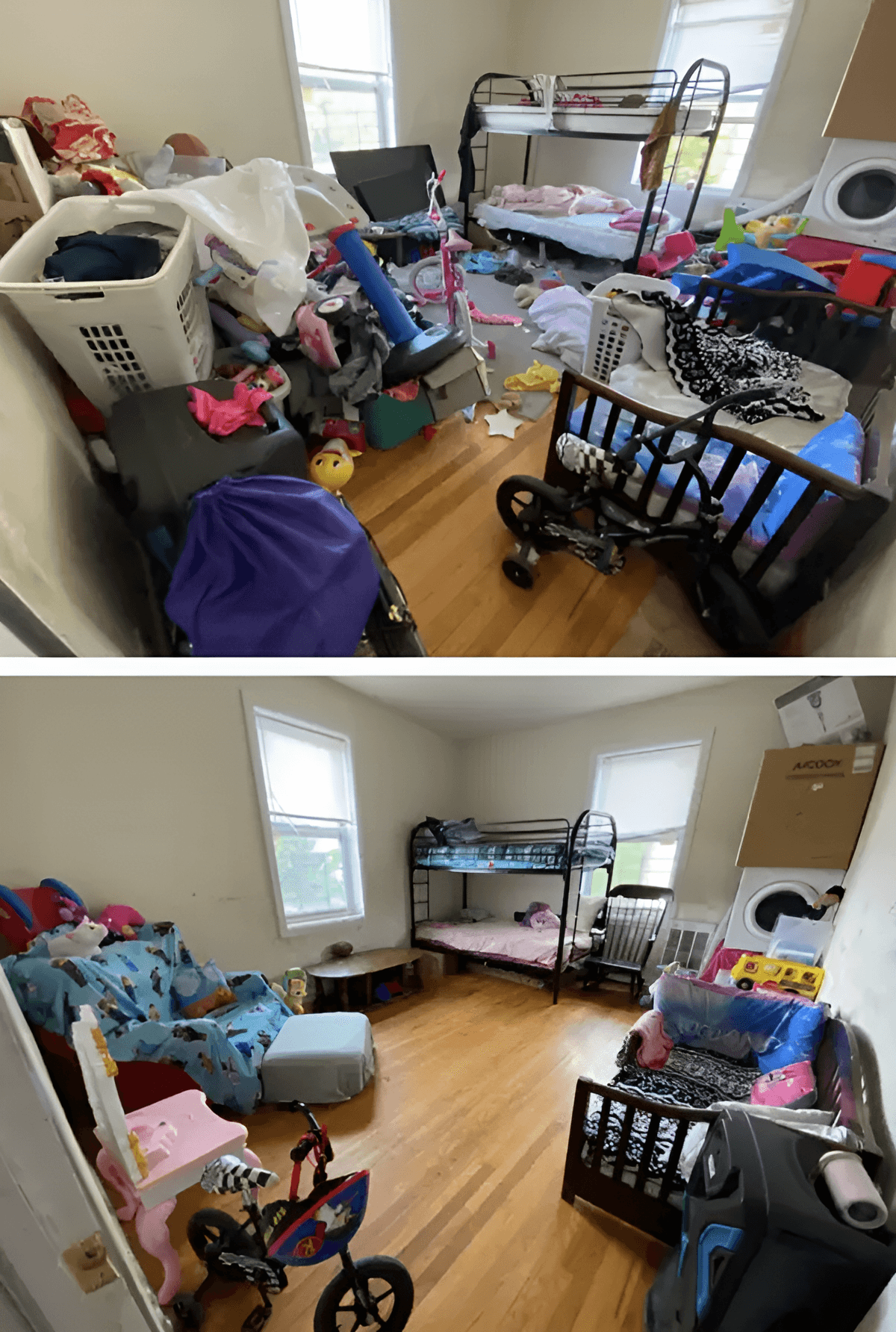 Before and After: Deep Cleaned Bedroom